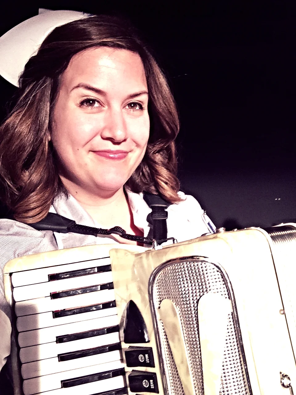Kate as Odd-Job Erdie in All Our Tragic . 