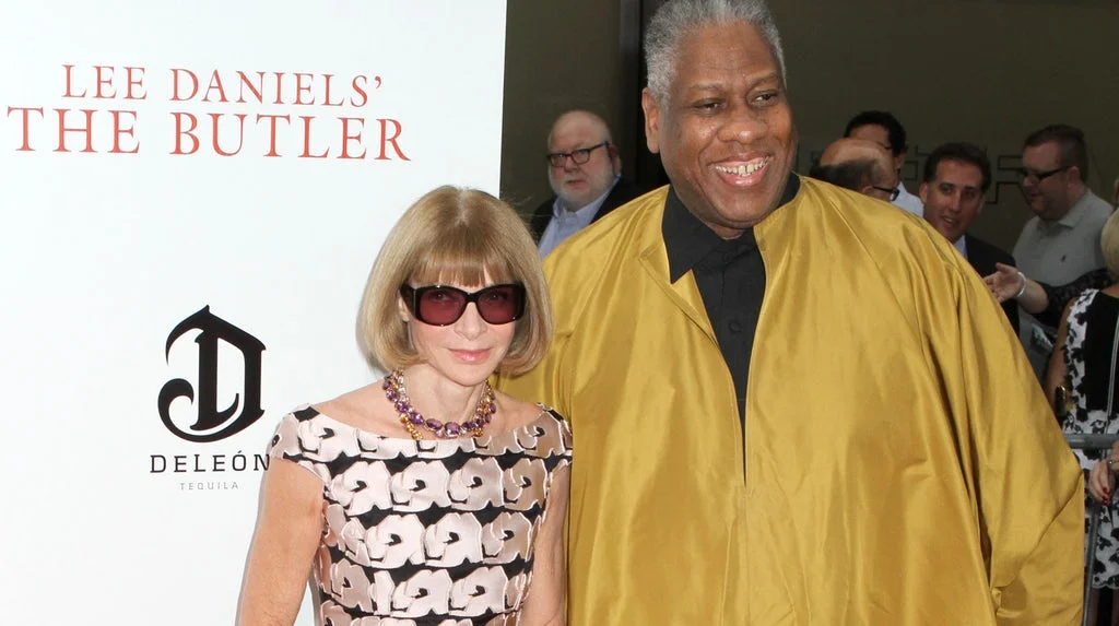 With Anna Wintour; image via Pinterest.