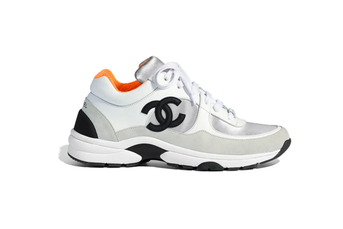 Chanel 's take on the Dad Shoe trend; image via Sole Supplier.