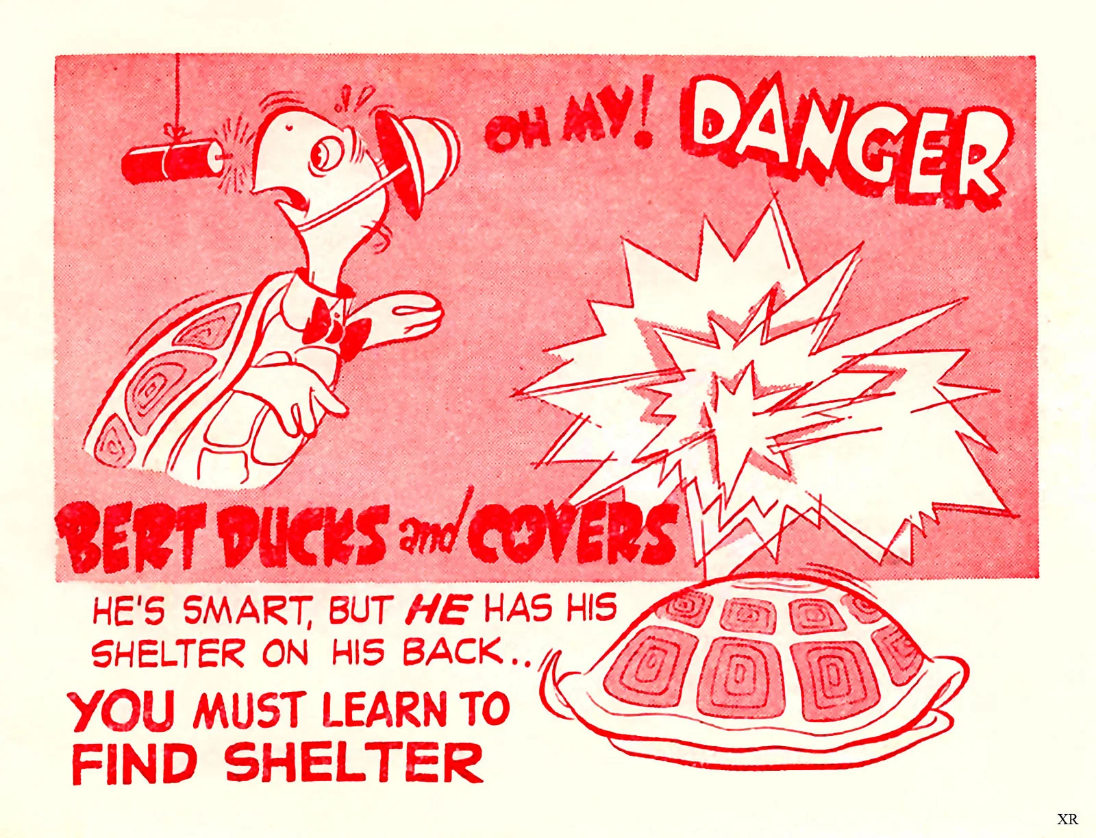 1951 Teachers guide on "Duck and Cover" drills