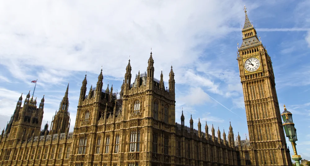The House of Commons, London. 
