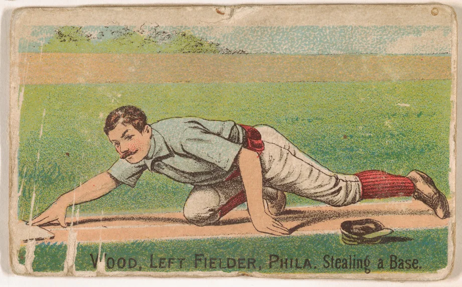 Wood, Left Fielder, Phila. Stealing a Base.jpg