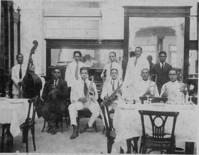 Musicians, Havana, early twentieth century. Historical Photographs from Cuba Curated by Tom Pohrt Michigan Quarterly Review Volume XLIV, Issue 4: The Documentary Imagination (Part One), Fall 2005.