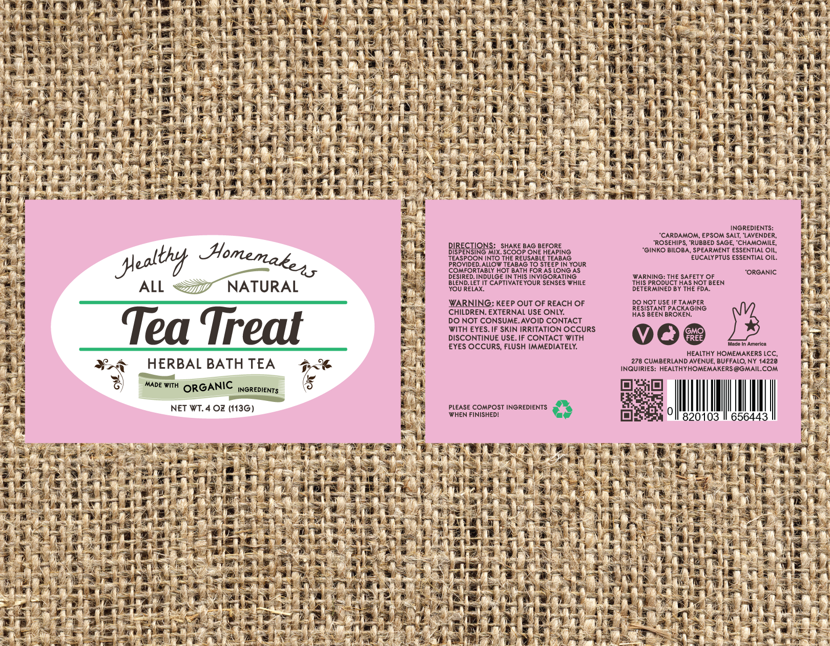 Tea Treat - Herbal Bath Tea