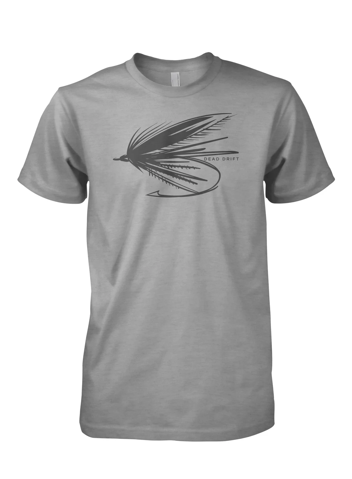 Dead-Drift-Fly-Fishing-Tee-Shirt-Front-Streamer-Grey.jpg