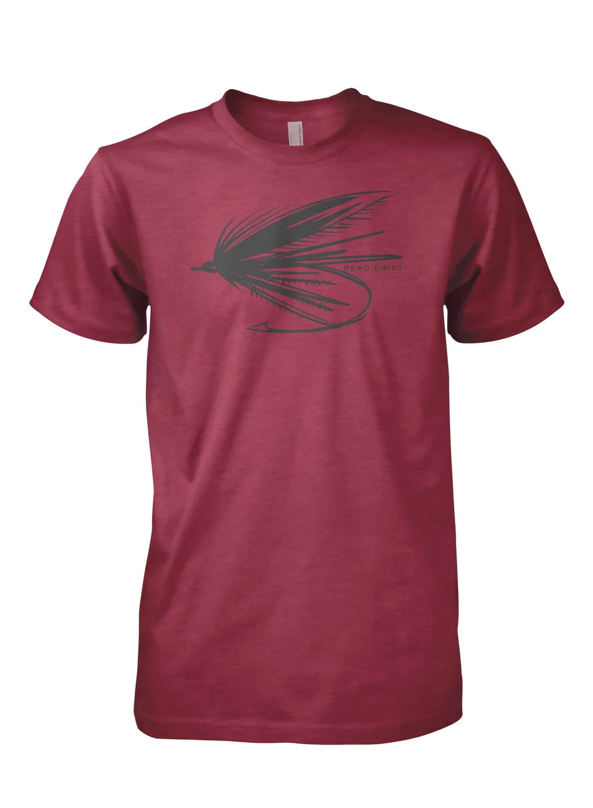 Dead-Drift-Fly-Fishing-Tee-Shirt-Front-Streamer-Wine.jpg