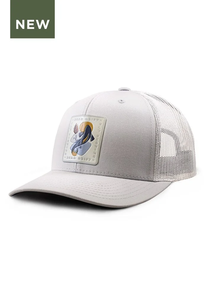 north face mini trucker hat