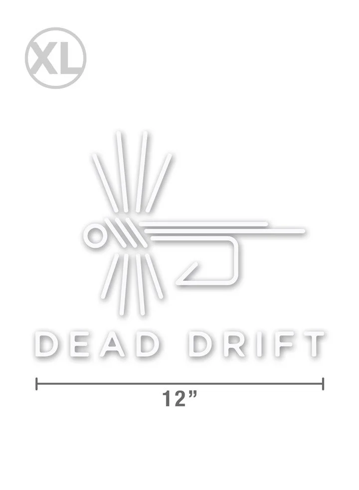 XL Logo Vinyl Sticker - White