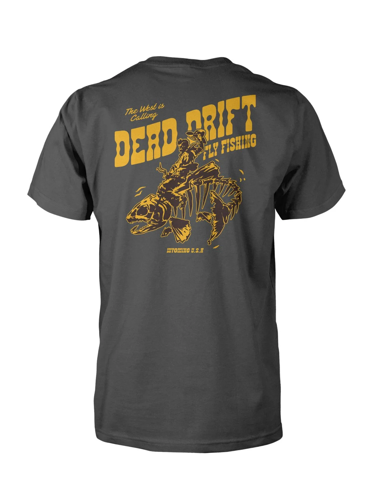 Vintage Bucking Trout Tee Pepper