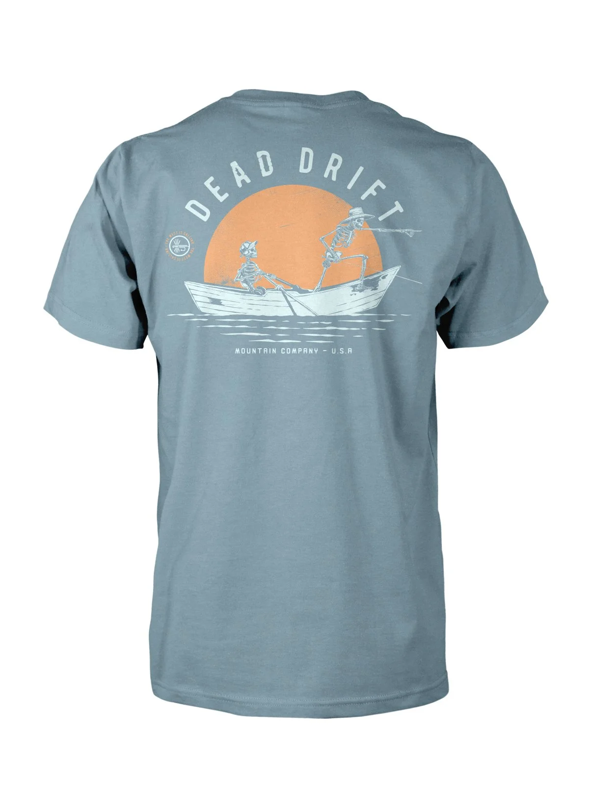 2026_FW_Dead Drift Fly Fishing Tee Shirt Back_Mutiny V2_Ice Blue.jpg