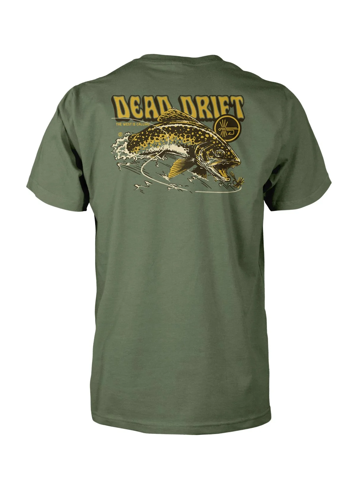 2026_FW_Dead Drift Fly Fishing Tee Shirt Back_Brookie.jpg