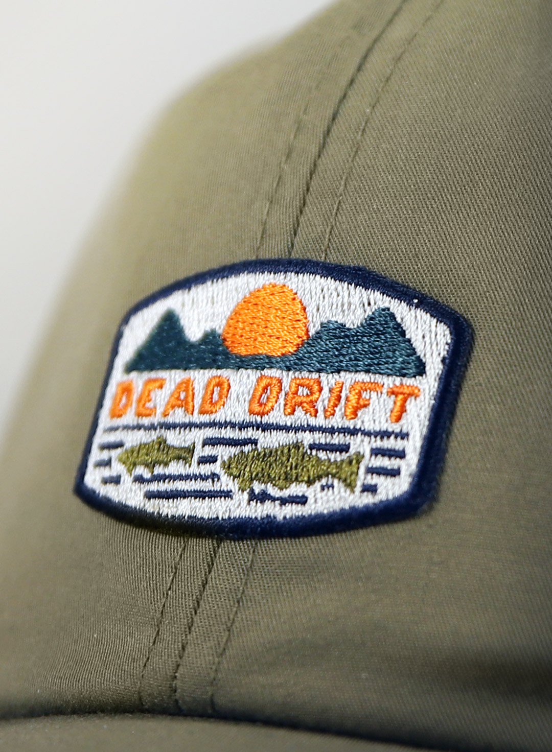 2024_FW_Dead-Drift-Fly-Fishing-Hats-Sunset-DadHat-Macro.jpg