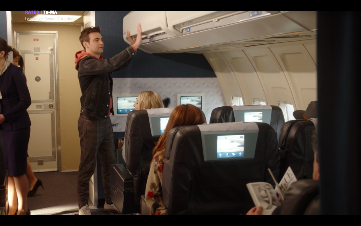 First Class Plane Cabin