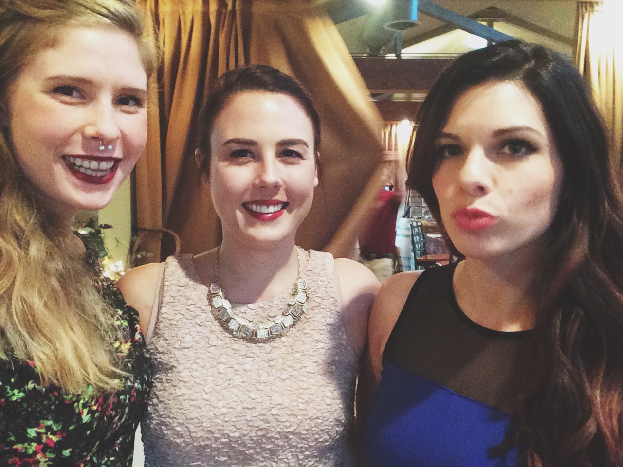 Me, Chelsea (the bride-to-be!), and Tonya in Cashmere, WA