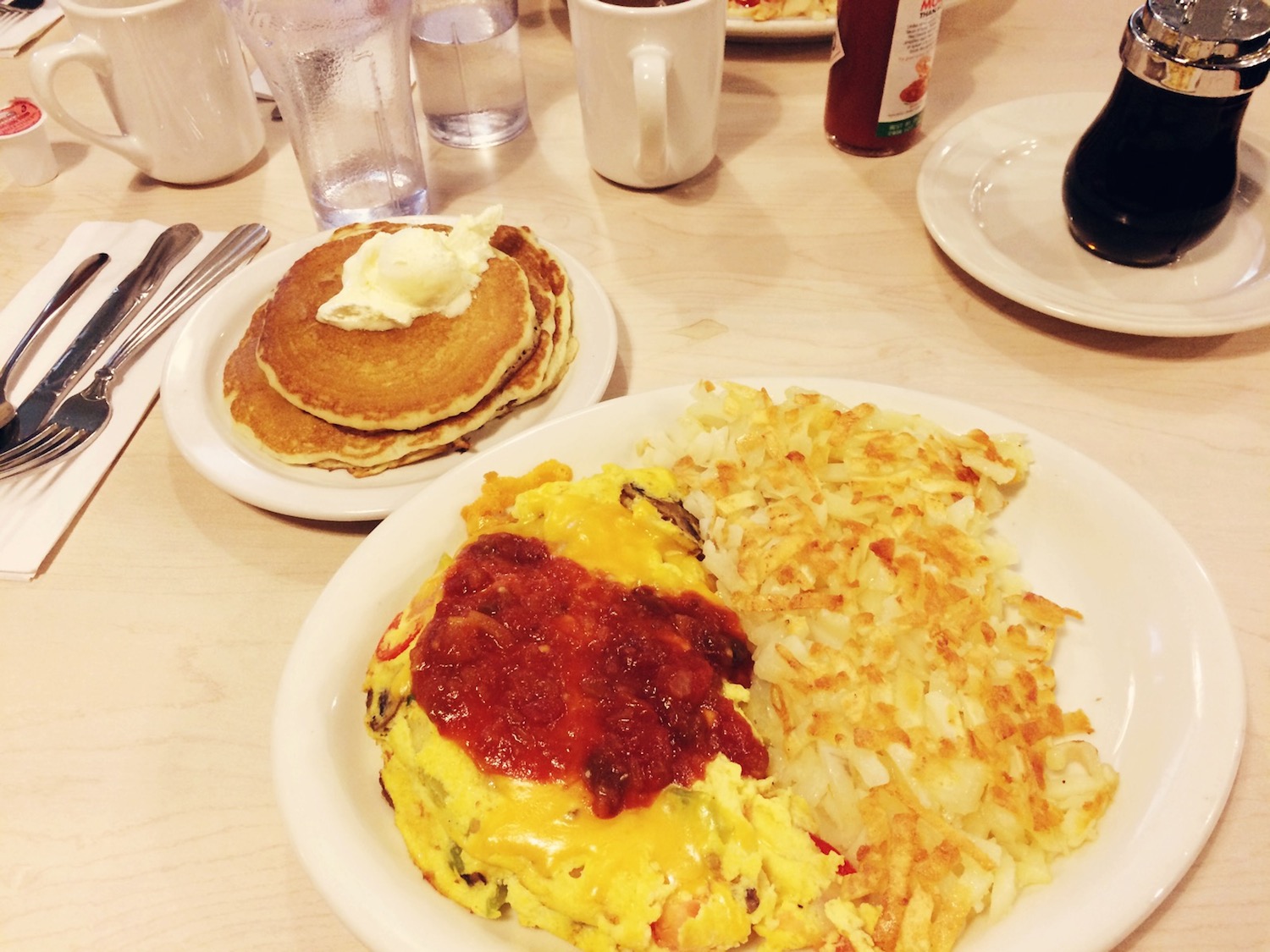 A much-needed breakfast from Peachtree