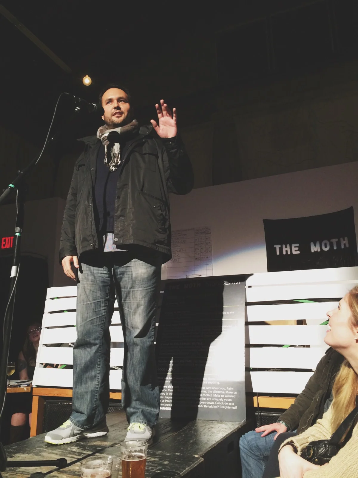 JONAS STORY-TELLING / KILLIN' IT AT THE MOTH!!