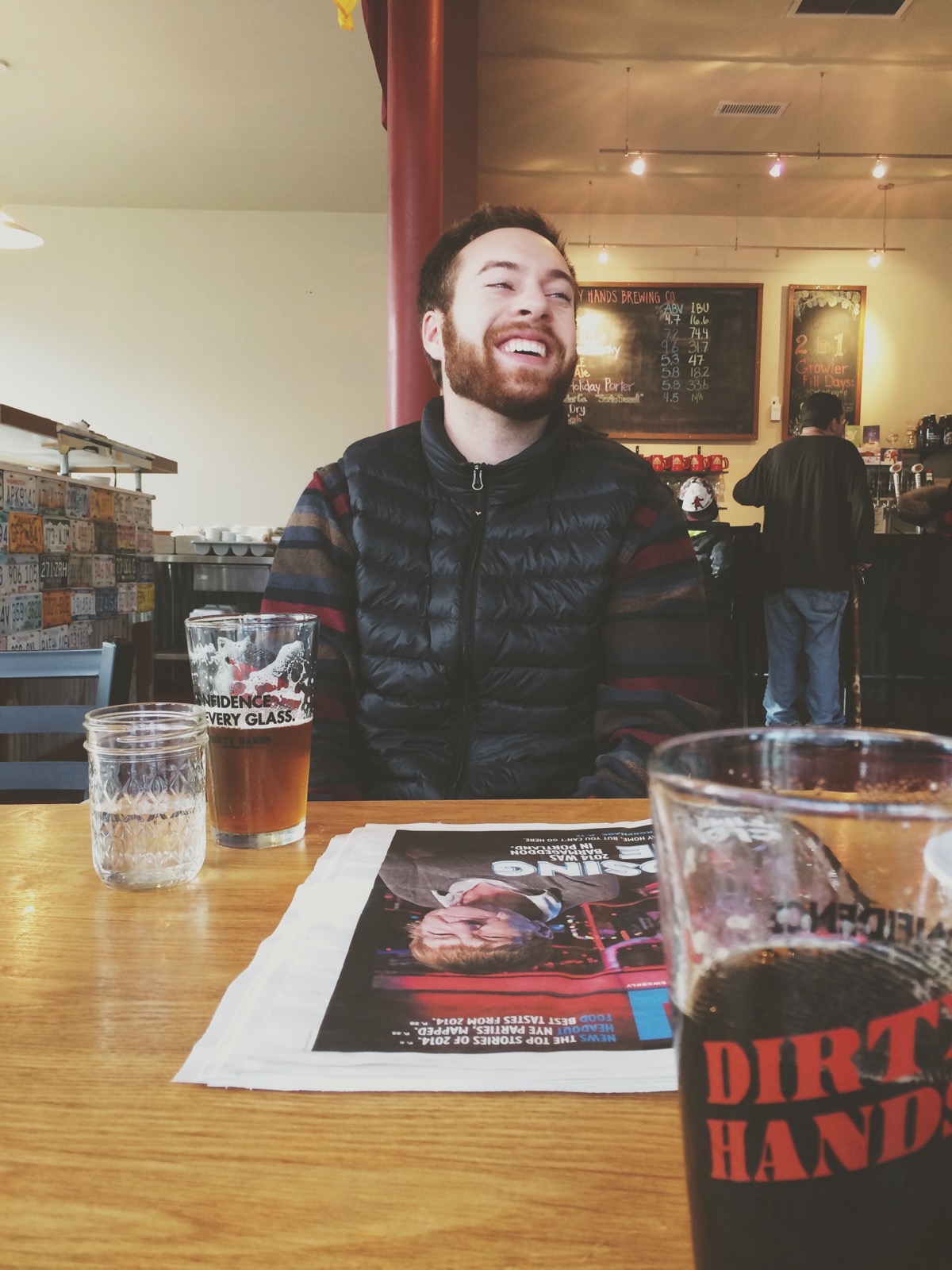 Marshal at Dirty Hands in downtown Vancouver