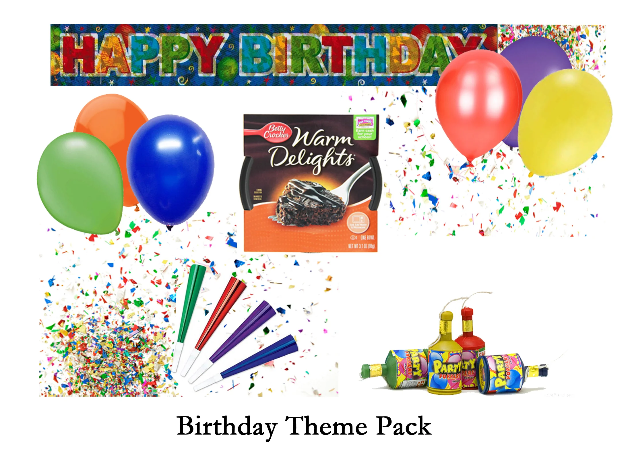 Birthday Theme Pack - add $5.95