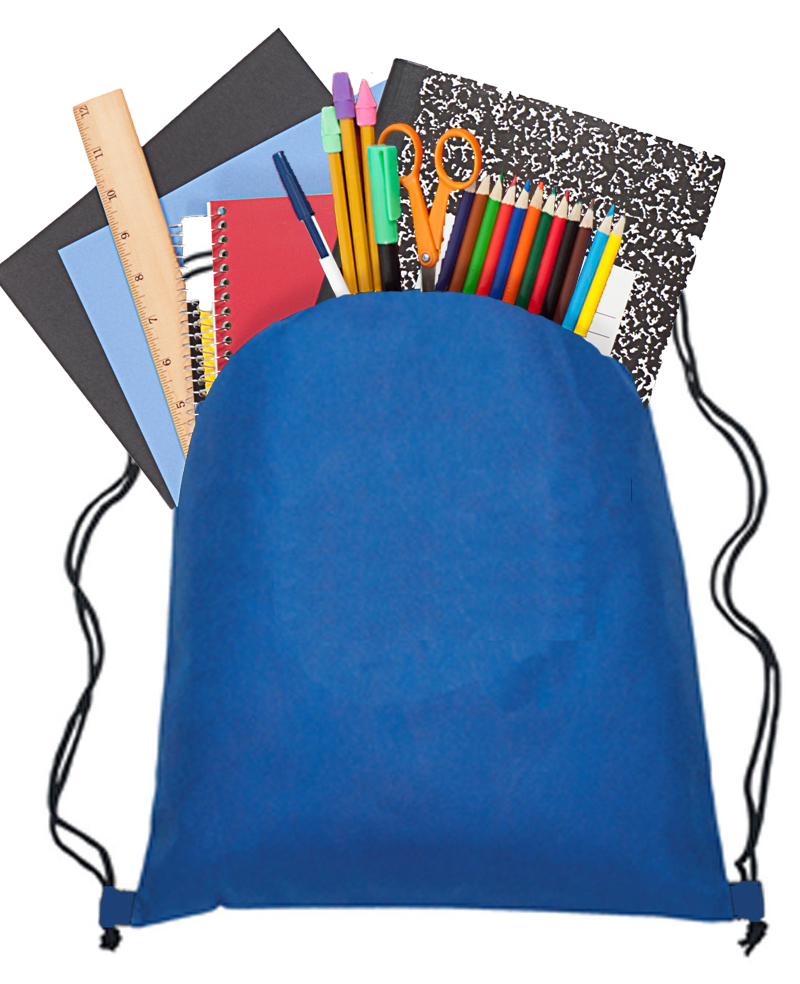 drawstring back pack with supplies-blue.jpg