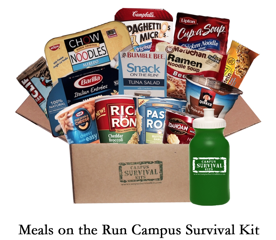Meals on the Run Campus Survival Kit