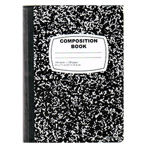 Composition Notebook — Campus Survival Kits and Insta-Kits