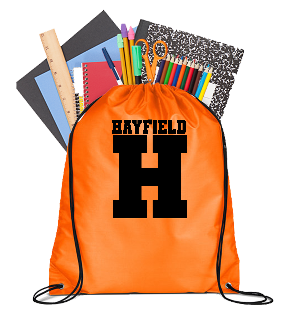 drawstring back pack with supplies - hayfield.png