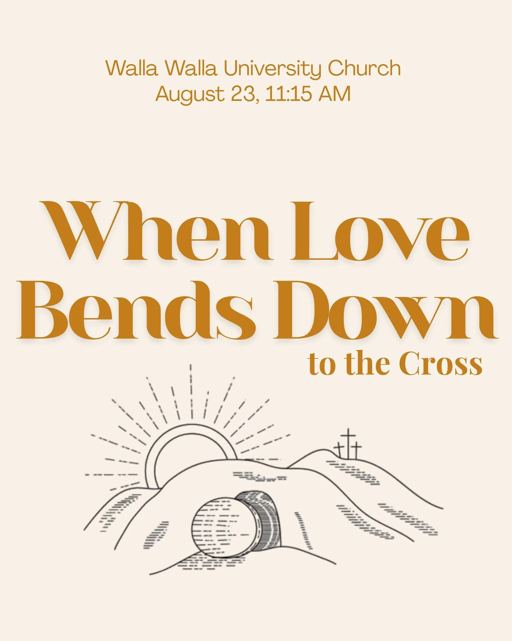 Join us this Sabbath for worship as we reflect on God&rsquo;s incredible love in the message &ldquo;When Love Bends Down to the Cross.&rdquo; Come as you are, bring a friend, and let&rsquo;s lift our hearts in praise and hope. ✨