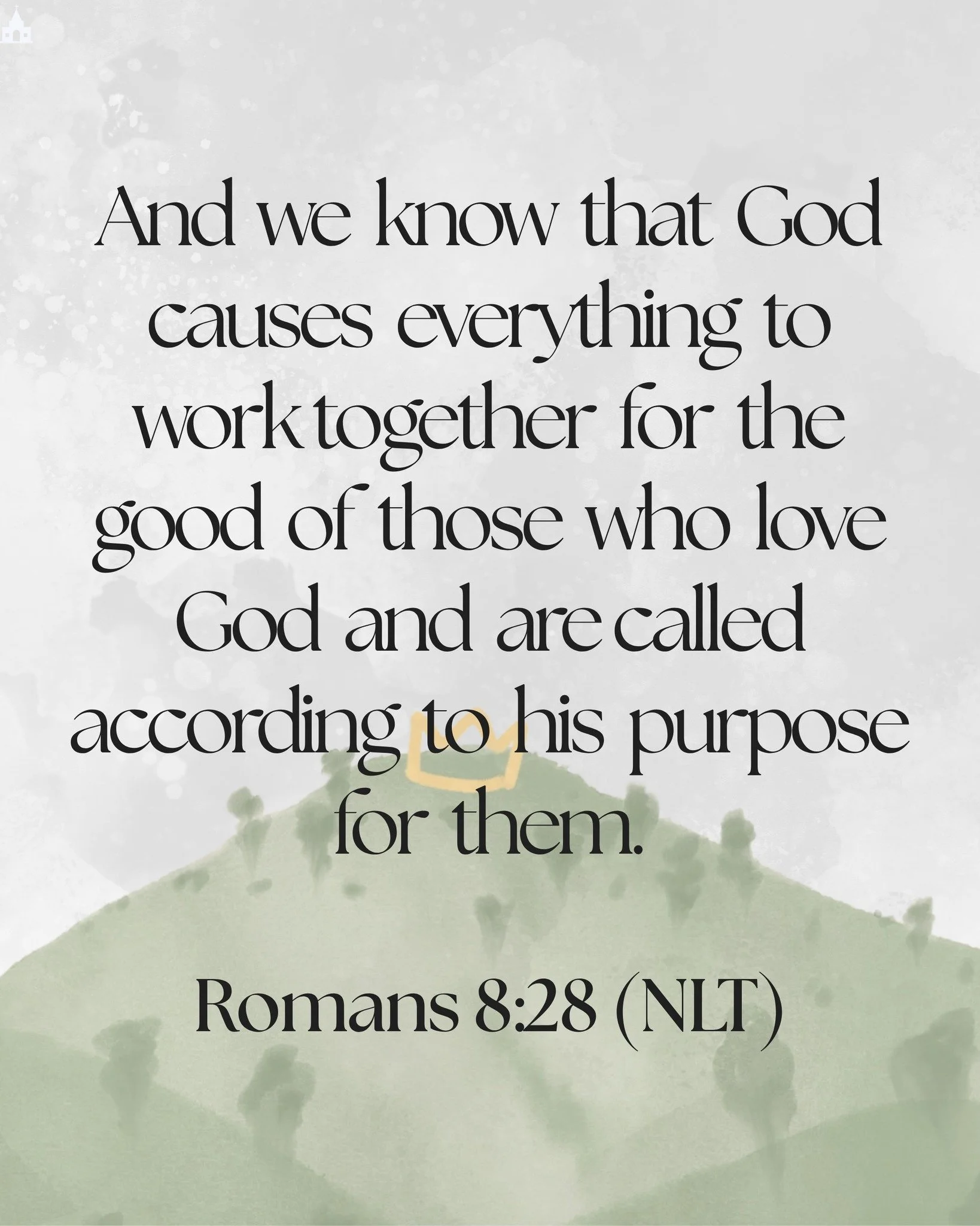 And we know that God causes everything to work together for the good of those who love God and are called according to his purpose for them.

- Romans 8:28 (NLT) 📖