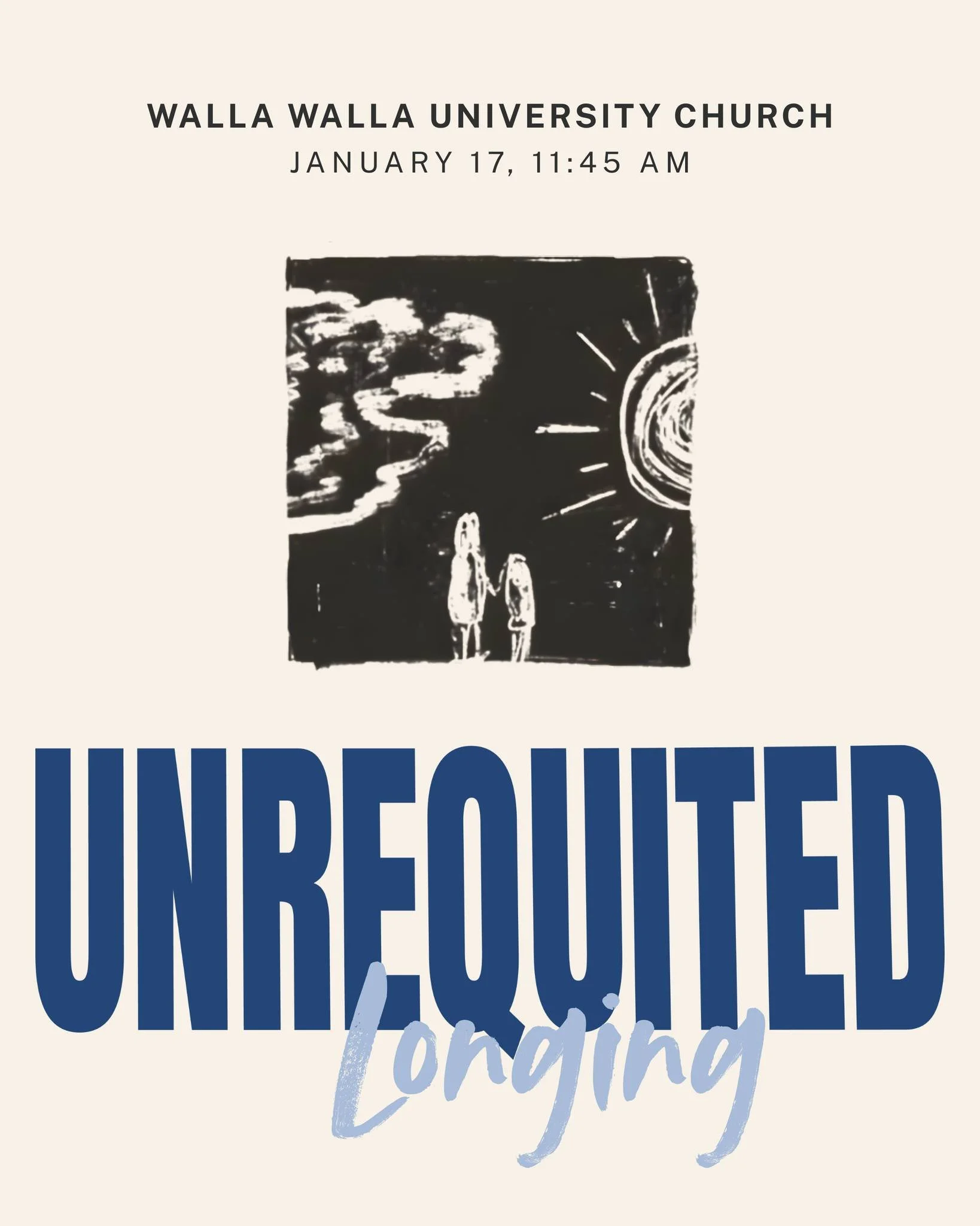 Join us this Sabbath as we reflect on Unrequited Longing and the hope found in God&rsquo;s promises 🤍✨