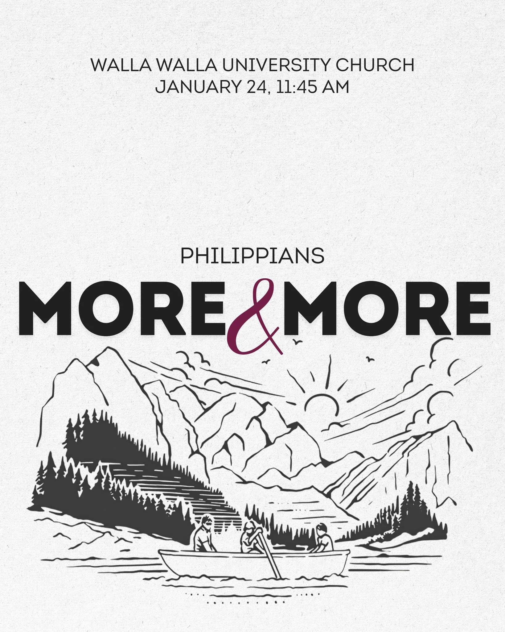 Join us this Sabbath as we reflect a passage that reminds us of a faith that keeps growing, a love that overflows, and a confidence that God will finish the work He began in us. More &amp; More. ✨📖