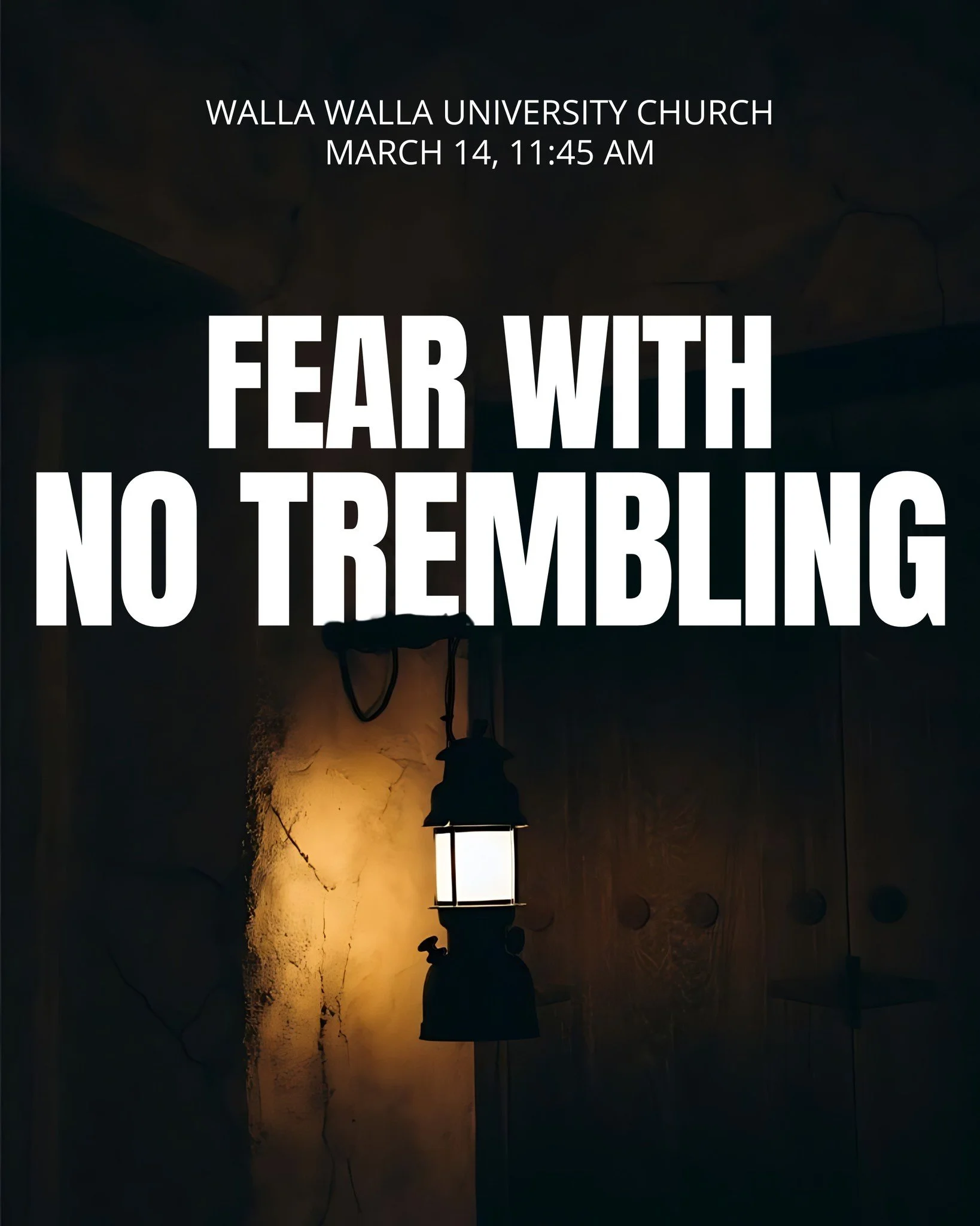 Join us this Sabbath as we reflect on &ldquo;Fear With No Trembling.&rdquo; ✨
A message about faith, trust, and walking confidently with God even in uncertain moments. 🙏