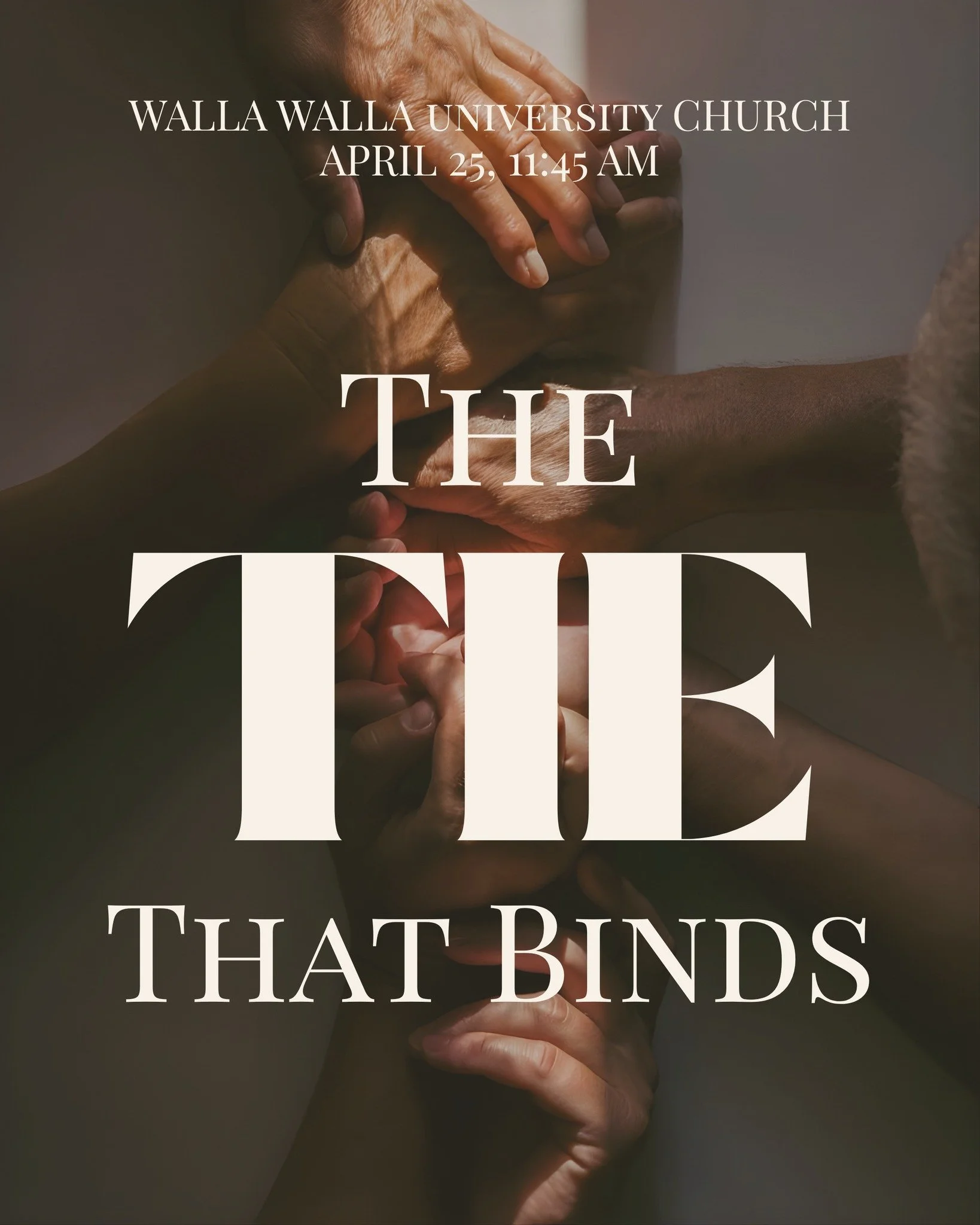 Join us this Sabbath as we reflect on the ties that connect us&mdash;through faith, community, and shared purpose. Come be part of a meaningful time together✨⛪️