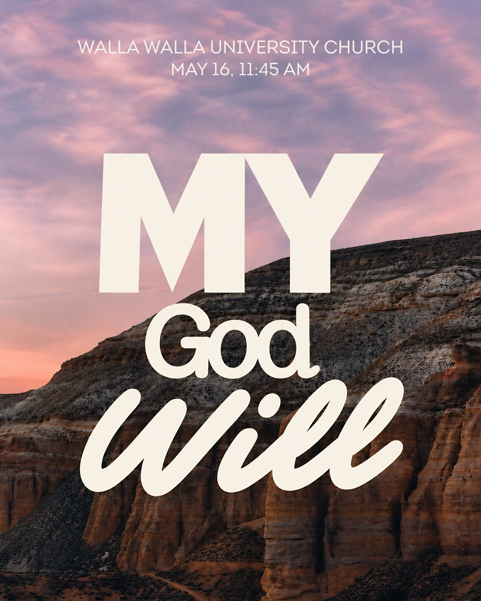 What feels impossible to us is never impossible for God. ✨

Join us this Sabbath as we&rsquo;re reminded that "My God Will"  always make a way. 🤍