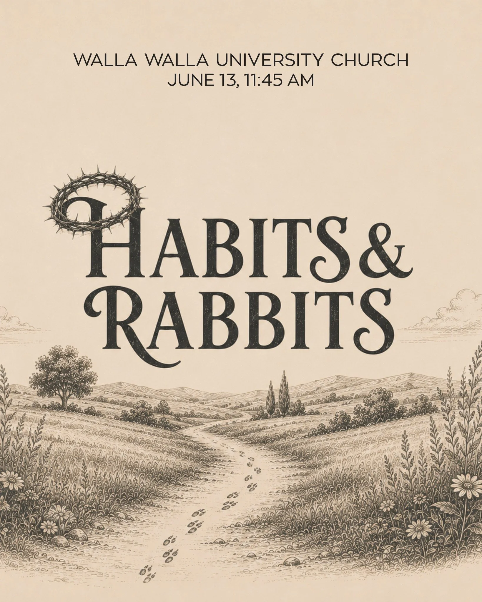Join us this Sabbath for a meaningful time of worship, community, and spiritual growth as we continue our series, Habits &amp; Rabbits. 

The habits we cultivate every day shape who we become. Together, we&rsquo;ll explore how intentional choices can