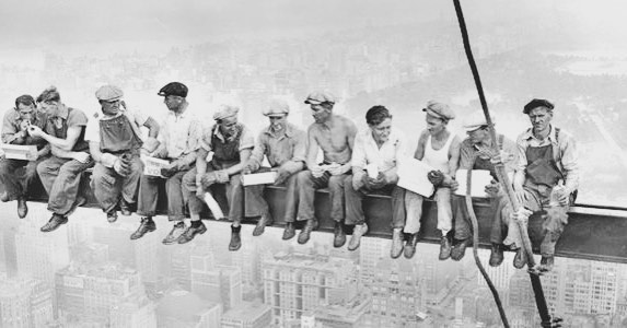 “Skywalkers” they were often called. Ironworkers built the giant towers of our great city, dancing with death every day. I remember the day after 9/11 when my Uncle came home, a giant of a man himself. A professional bodybuilder and union ironworker, a Skywalker. I never had seen him cry like that, shattered and weeping. I walked into his apartment not sure what to say, empty Budweiser cans littered the floor around his feet. His glassy eyes reflecting the flickering TV, not on for anything but the company. To kill the silence. I stayed at the edge of the room as if stepping closer might suck me into the black hole of this pain. ”Are you ok?” I finally managed to whimper. He kept looking straight and said ”So many photos... The people where standing on the sides as we approached holding photos and thanking us, I can't help them they shouldn't be thanking me. It's just a god damn graveyard.” I grasped for comforting words, ”For what its worth, you are my hero.” I began to cry.
My Uncle was far from a perfect person, many days though I miss his hearty laugh. He made many mistakes, but heroes in our world are not perfect and they aren't always heroic for the reasons you expect. It takes a toll on you, a sacrifice, to shoulder the trauma so we can rebuild. Please remember all the heroes, and to the Skywalkers who built this city, to my Uncle, I raise a glass. •
•
•
•
•
#NYC #911 #twintowers #local40 #local361 #union #ironman #ironworkers #hero #manhattan #911memorial #remember #worldtradecenter #nicenewyorkers