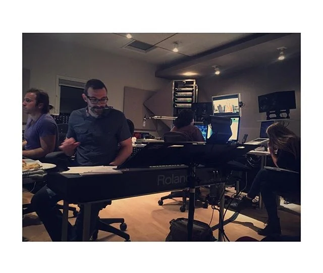 "Such a great recording session a few nights ago at the studio. Crazy to see this original score to our film... So blessed to be working with @gfonda , brought so much life to our movie with his insanely creative score. Big thanks to Scott Frankfurt Studio and all the players involved!!" // PC & Quote: @jcipiti
