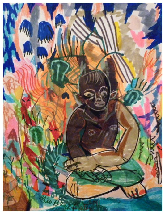 *Amphidromic Point. Mixed media on archival paper. 8.5"x11"