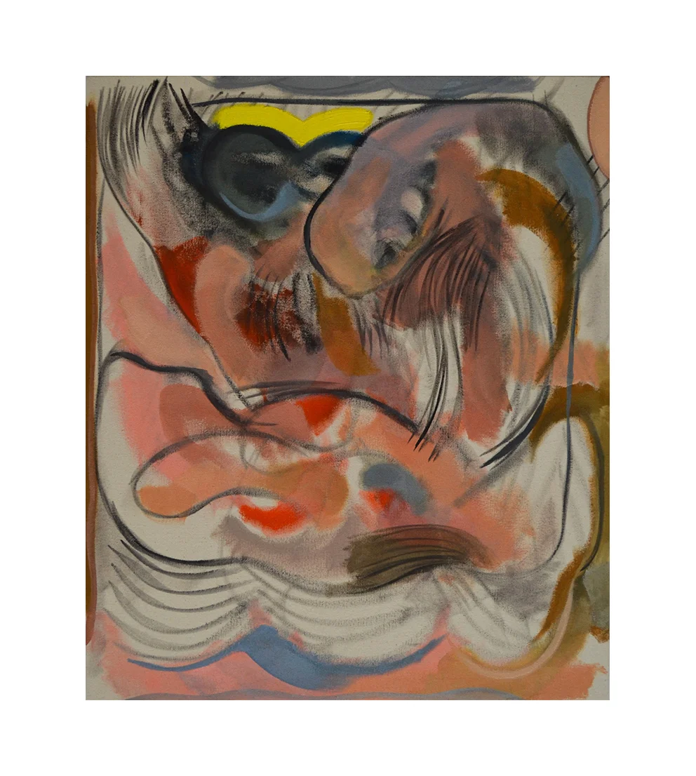Better toThaw. Oil and acrylic on canvas. 20"x24" Signed on reverse. 2018