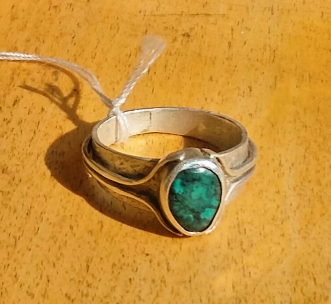 Men's Sterling Silver and Turquoise RING