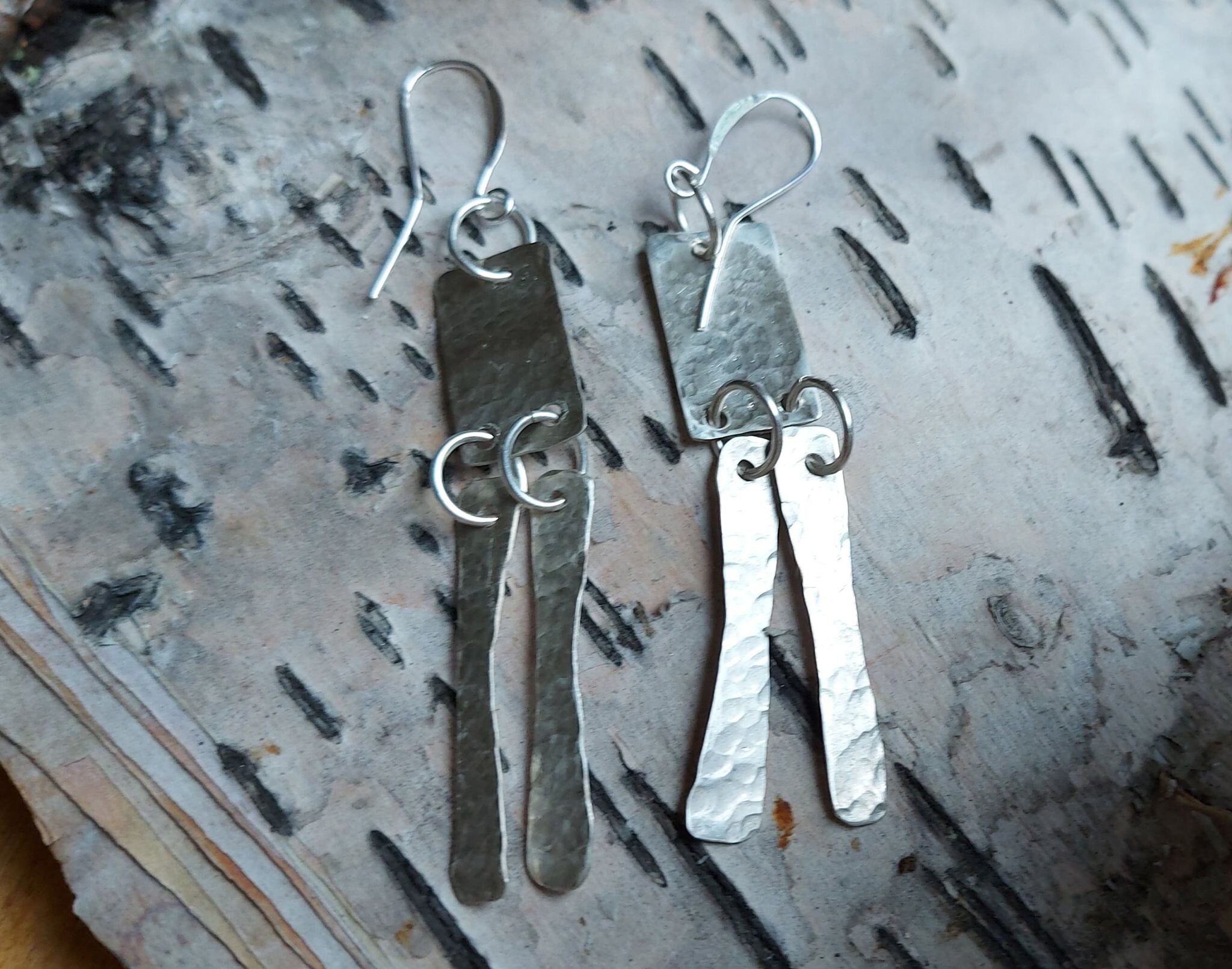 Dangle Silver Earrings (style B)