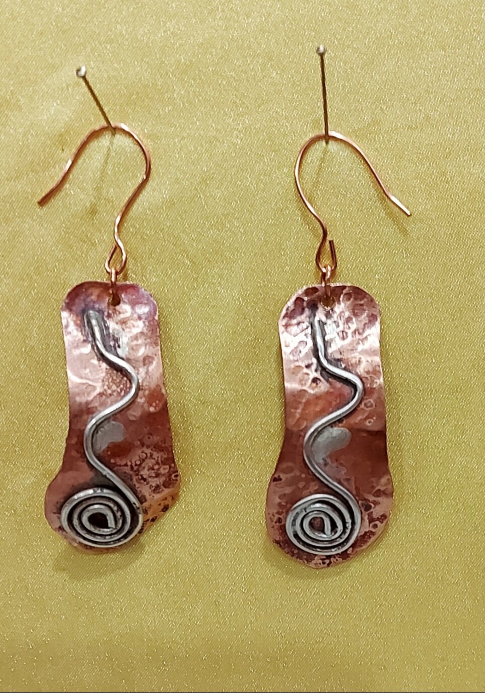 Spiral shell earrings
