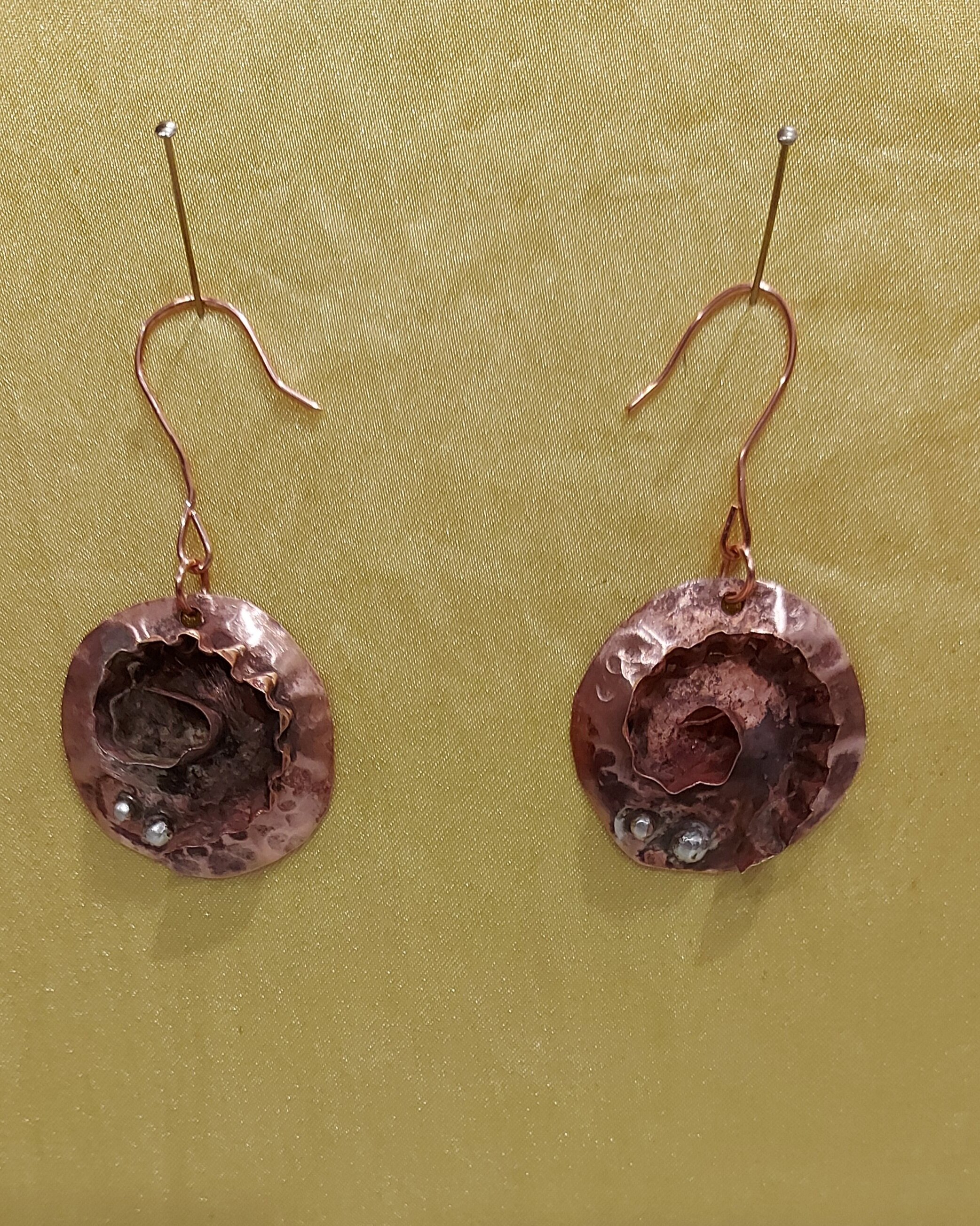 Spiral shell earrings