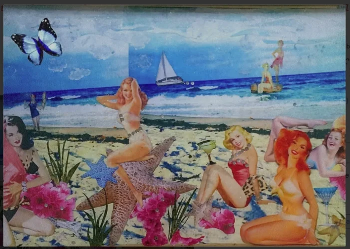 "Bathing Beauties" Cutting Board
