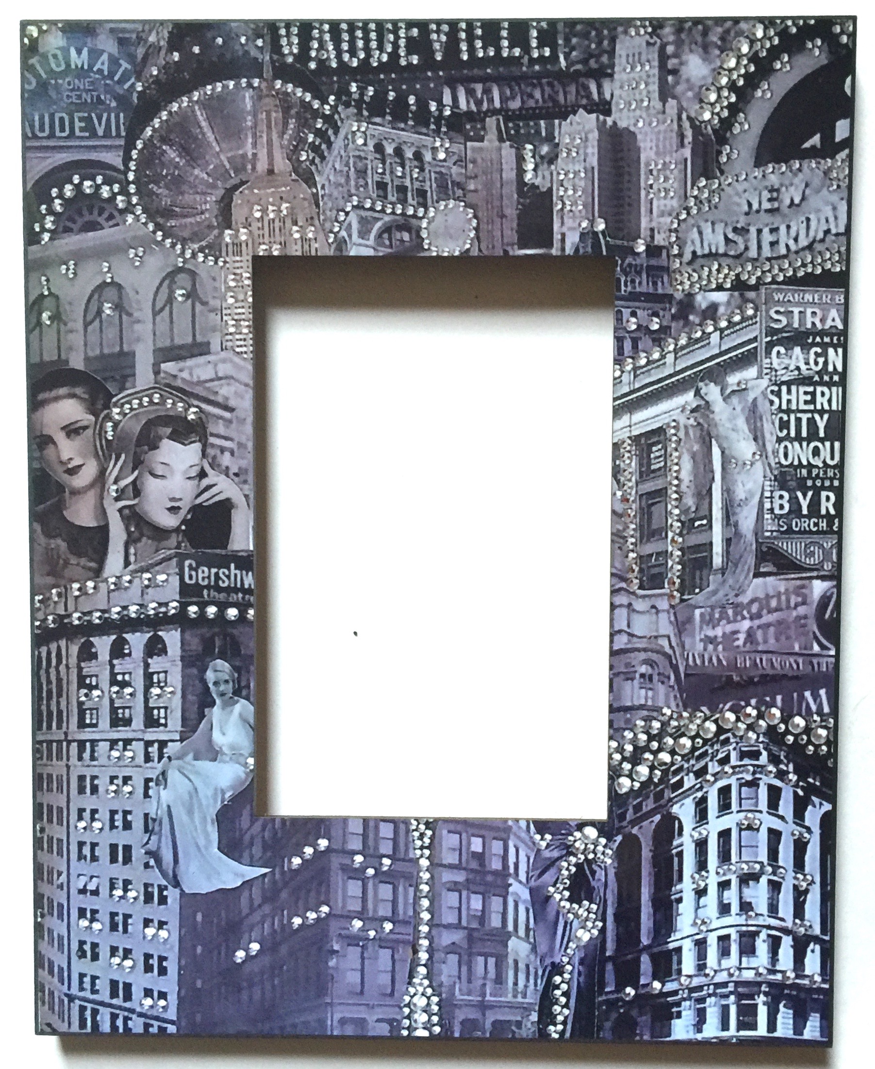 Vaudeville Printed Frame 4x6 $65