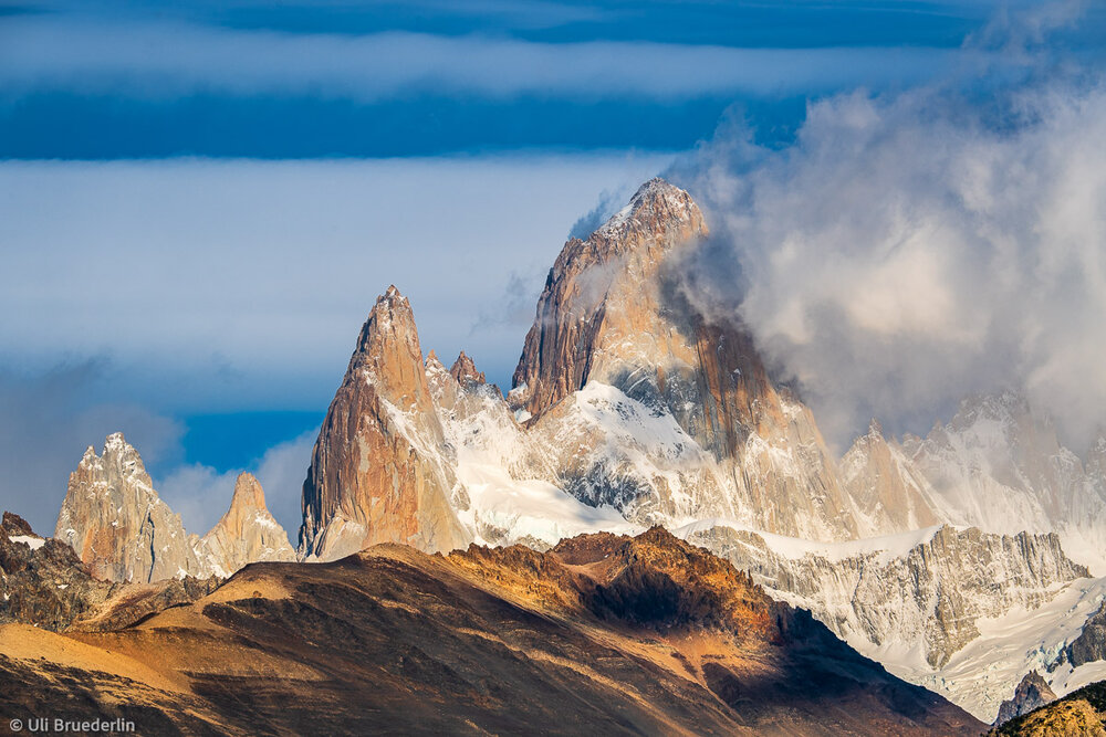 Smoking mountain