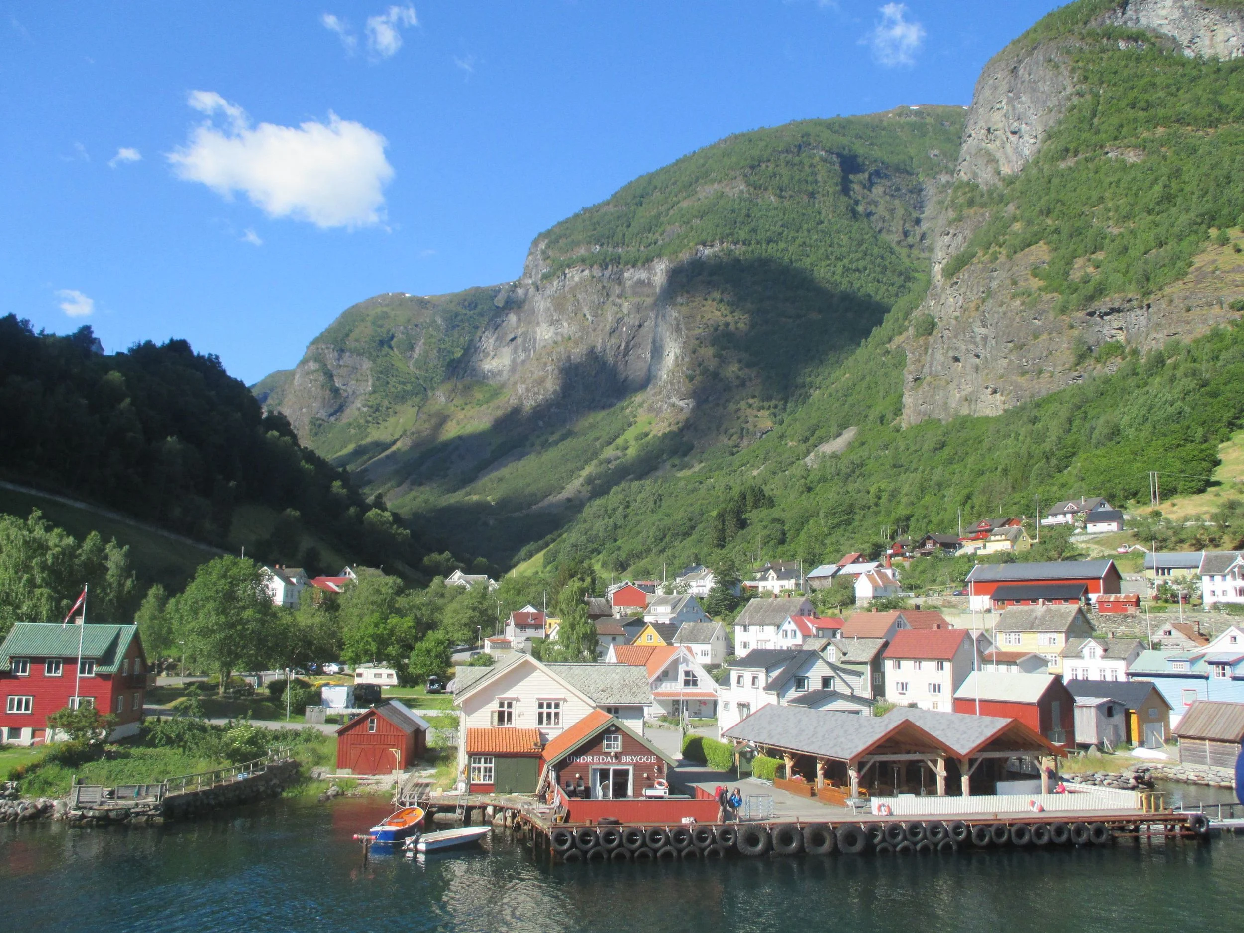 Flåm Village in Norway