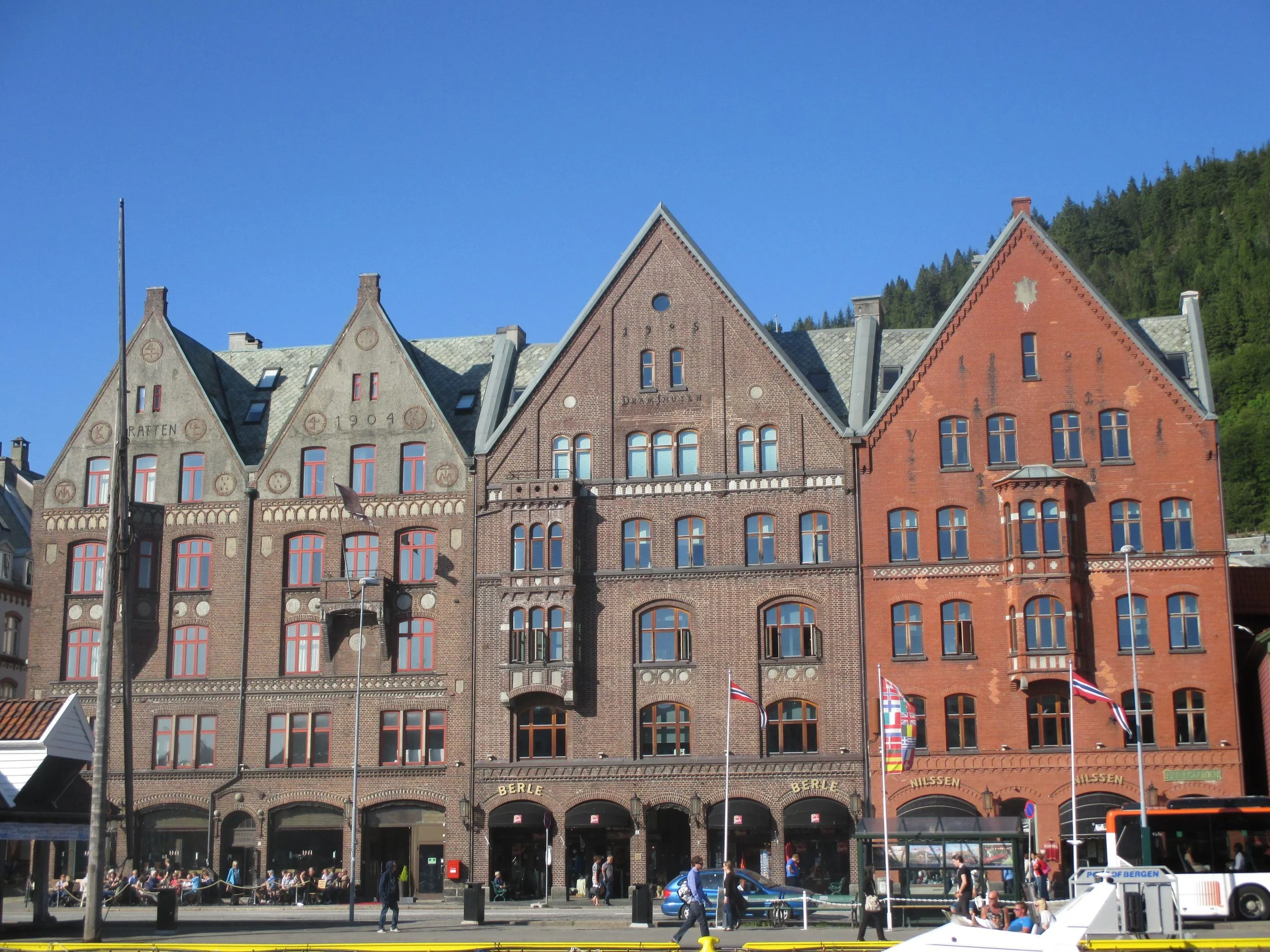 Byrggen Hanseatic wharf, Norway