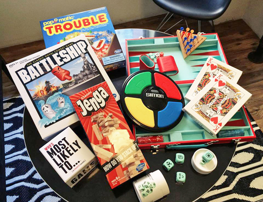  You can also find an assortment of games in the lounge room. Chance upon one of our game nights where guests get a chance to win prizes. 