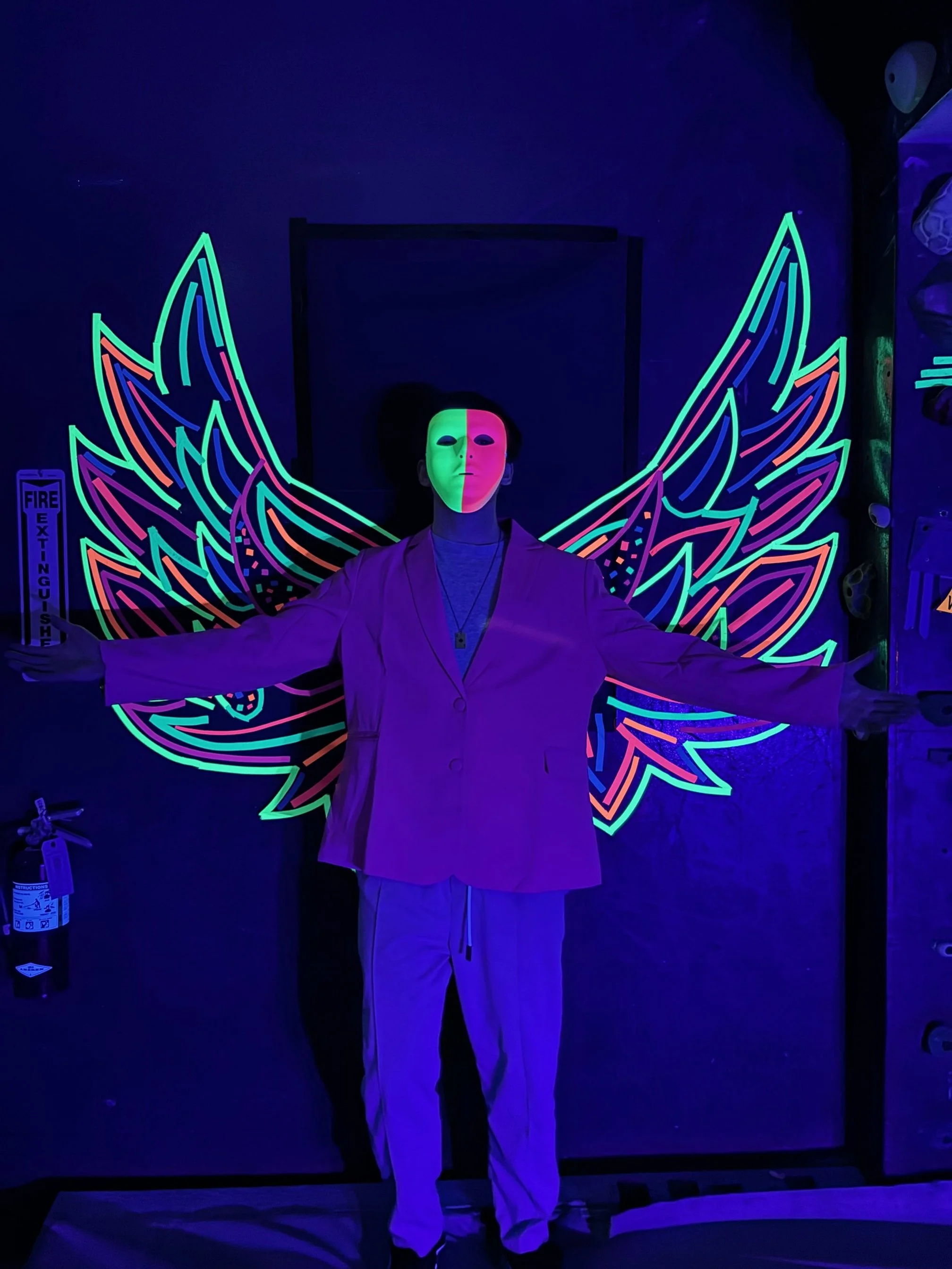 Get Ready to Glow! Blacklight Climb Night at Shasta Rock Club