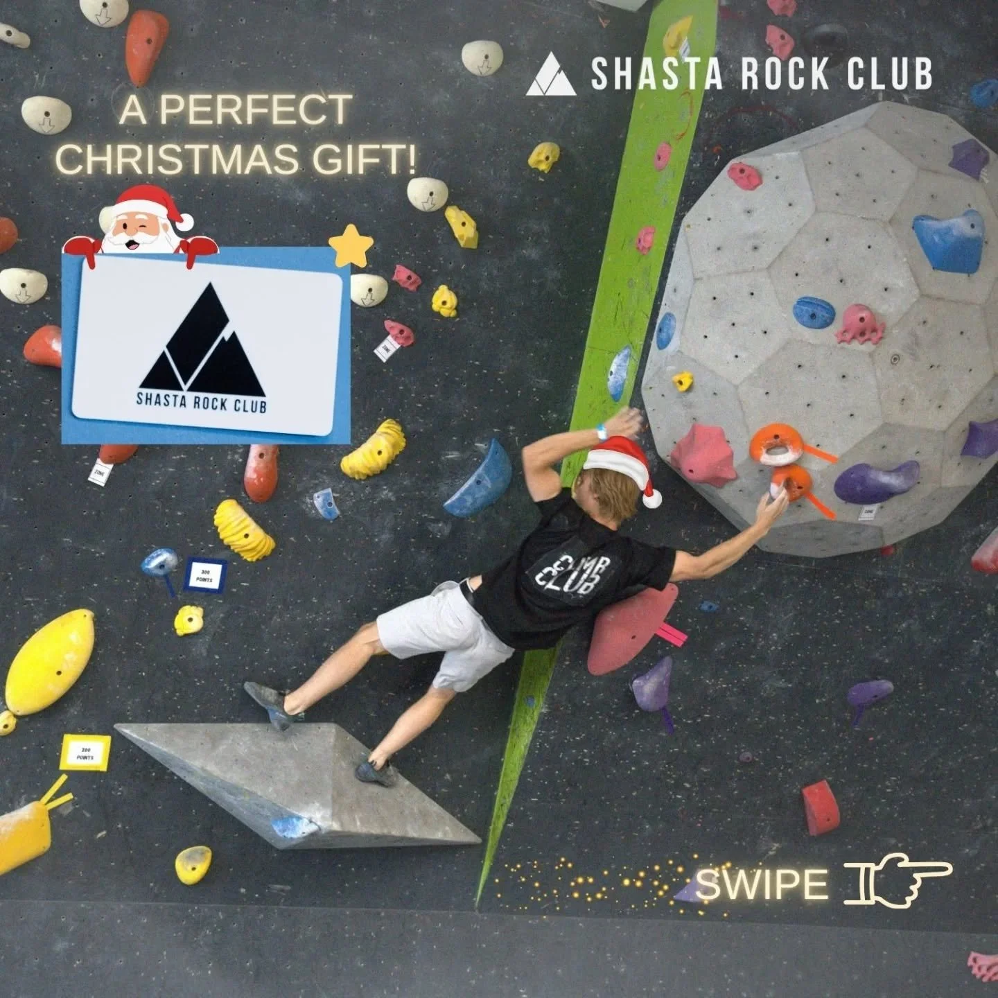 Need a perfect gift for a climber you might know? Or maybe a special gift for yourself? Because right now we're offering a buy one get one FREE for our 10 punch pass!

What does that mean? Well, if you purchase 10 day passes, you get 10 for FREE 💫. 